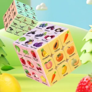 Rubik Cube with different Fruits Images